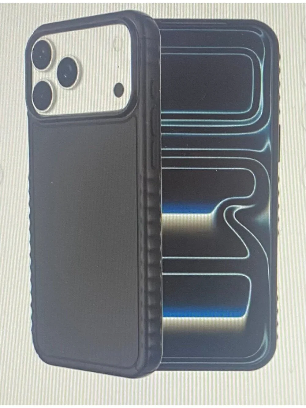 Onn Protective Gel Case for iPhone 17 Pro Black